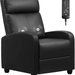 Massage Leather Recliner Chair for Living Room